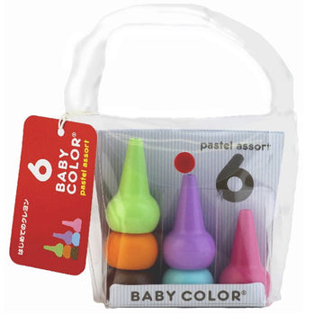 ベビーコロール パステル・アソート 6色 クレヨン